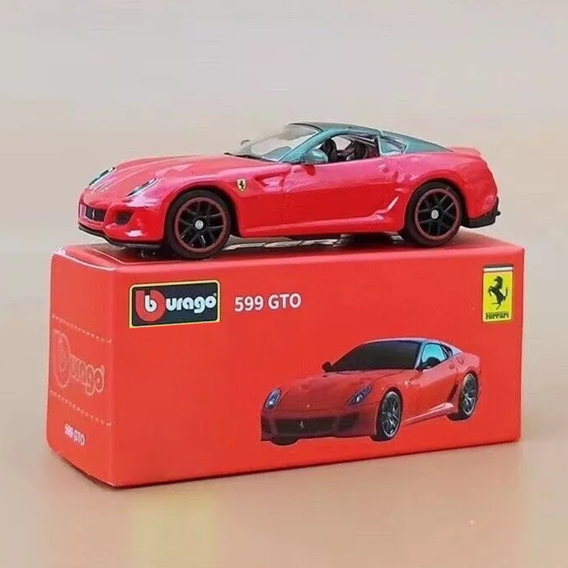 Bburago 599 GTO Racing Sport Model Car 1:64 Scale