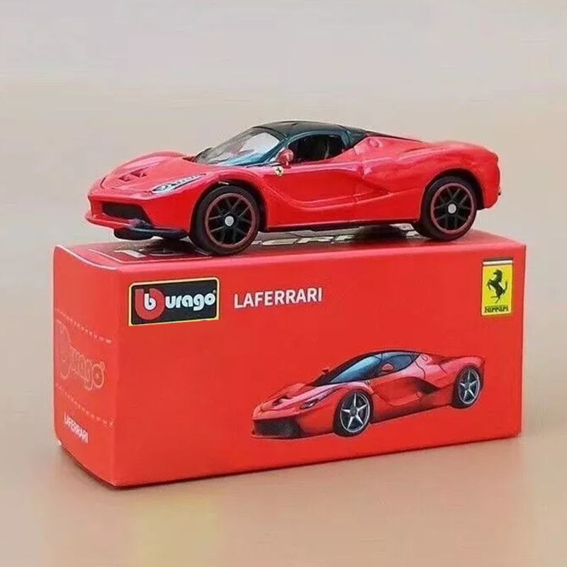 Bburago LaFerrari Racing Sport Model Car 1:64 Scale (Red)