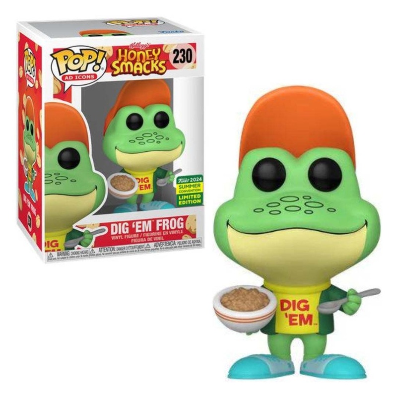 Funko Pop!Collectible Action Figure Ad Icons: Kelloggs (SDCC Exclusive) - Dig 'Em Frog