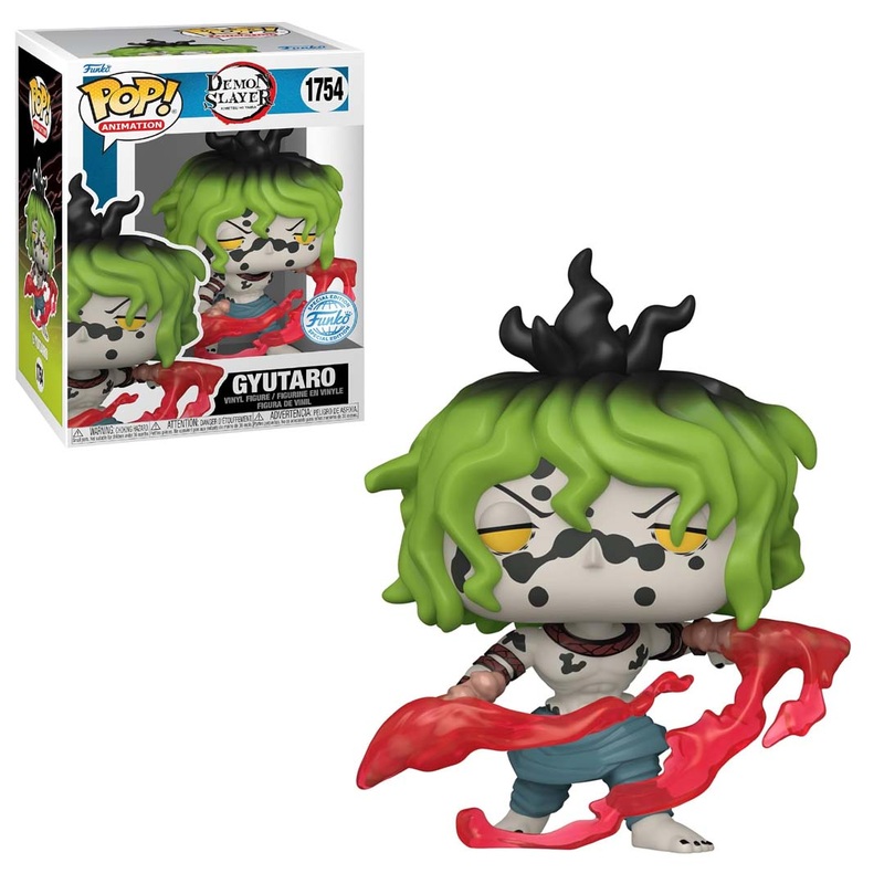 Funko POP! Collectible Action Figure Animation 1754 Demon Slayer Gyutaro (Blood Attack) Special Edition