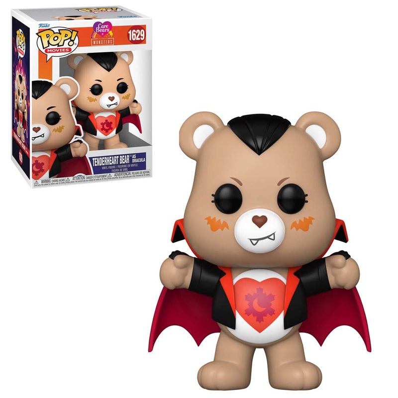 Funko Pop! Collectible Action Figure Care Bears Monsters: #1629 Tenderheart Bear as Dracula