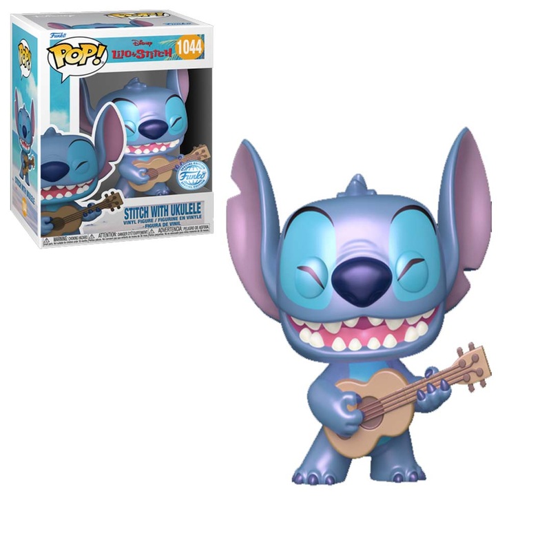 Funko Pop Disney: Collectible Action figure Lilo and Stitch - Stich With Ukelele (Special Edition) #1044