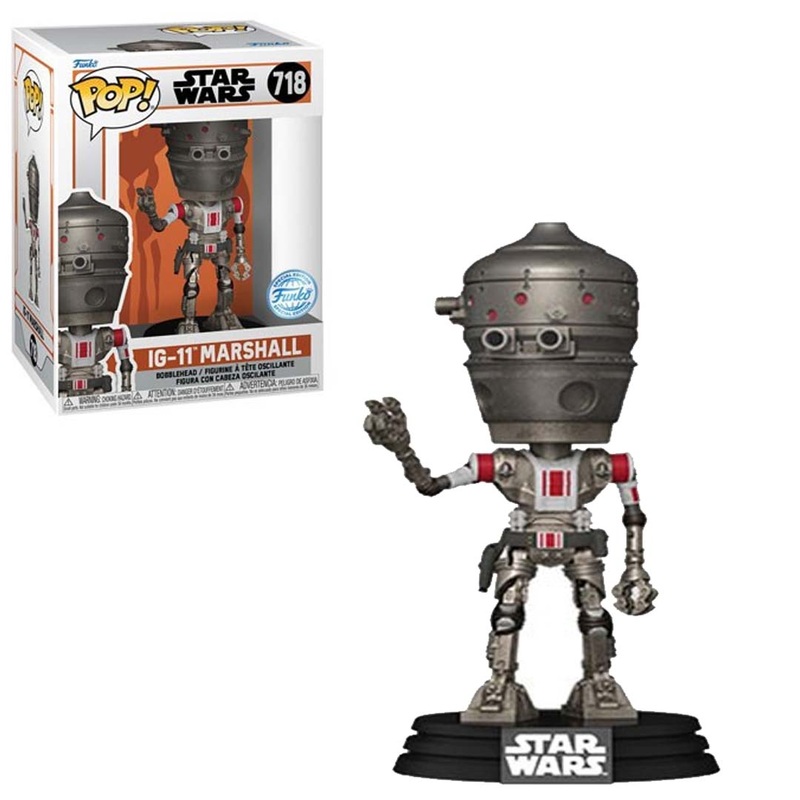 Funko POP! Star Wars Mandalorian IG-11 Marshall Collectible Action Figure (Target Exclusive)