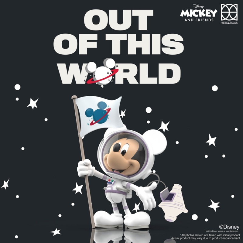 Herocross! Mickey and Friends  Mickey Mouse Astronaut figure! 6 inch figure.