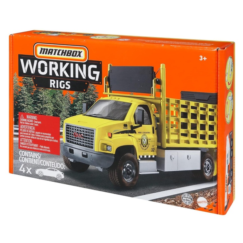 Mattel - Matchbox Real Working Rigs 4-Car Bundle