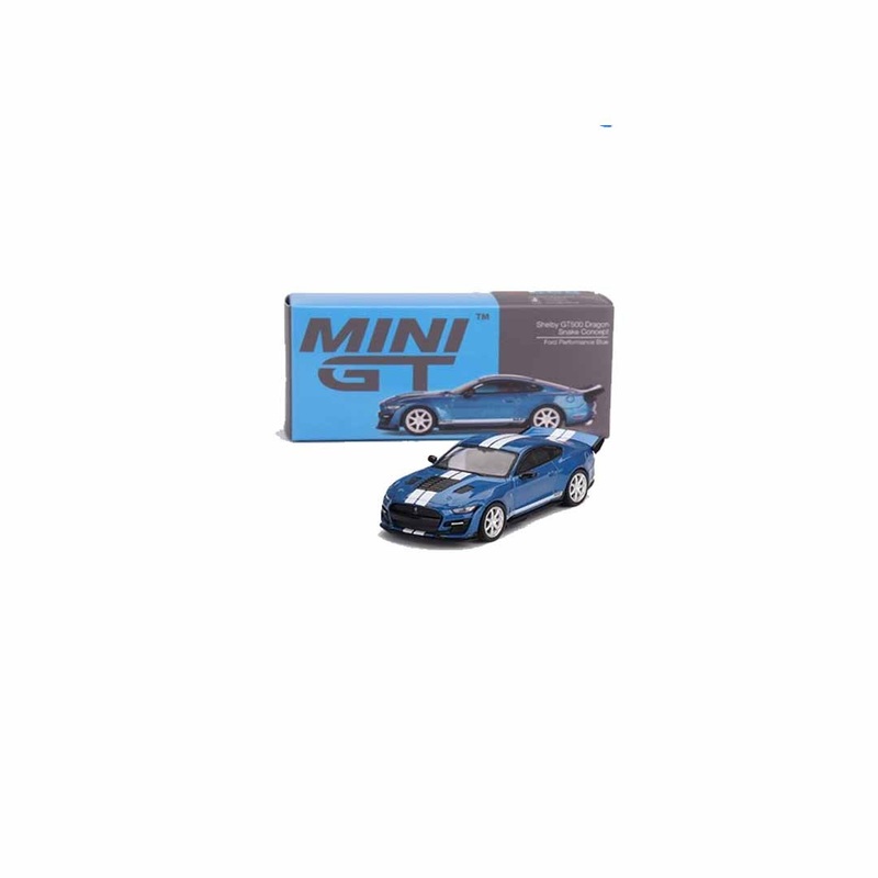 MINI GT SHELBY GT500 DRAGON  SNAKE CONCEPT FORD BLUE