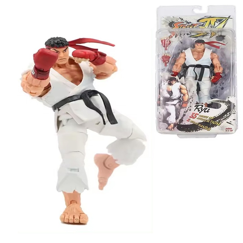 NECA Street Fighter Series 4 Action Figure 7 Inch -  Ryu