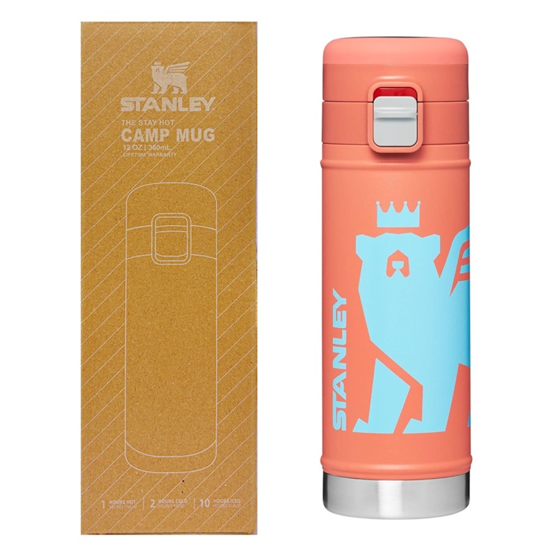 Stanley FlowSteady Big Bear Bottle 12 OZ | 360 ML (Pink)