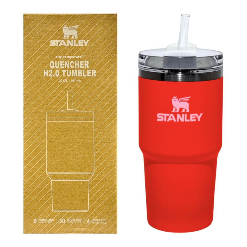 Stanley The Quencher H2.0 FlowState Tumbler 20 OZ | 590 ML (Red)