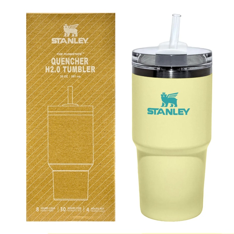 Stanley The Quencher H2.0 FlowState Tumbler 20 OZ | 590 ML (White)