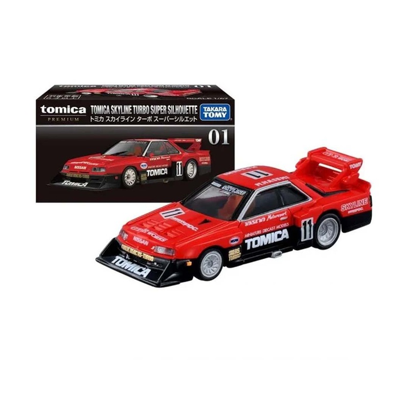 Takara Tomy Tomica Premium 01 Nissan Skyline Turbo Super Silhouette 1:67 Red