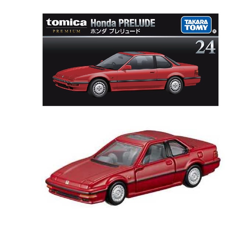 Tomica 24 Premium Honda Prelude- TAKARA TOMY -Diecast Scale Model Car