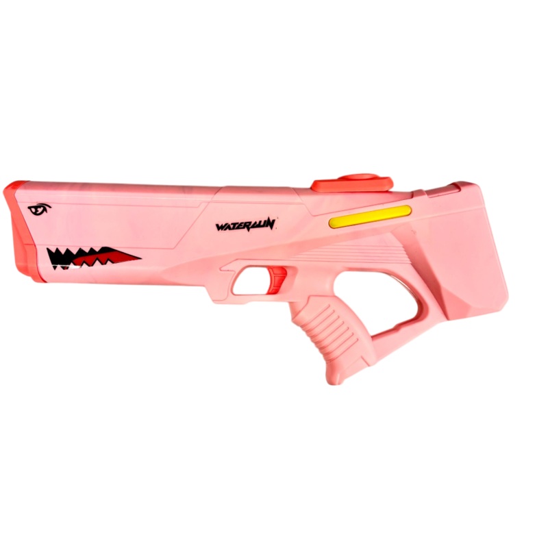 Automatic Electric Water Gun, with Large Capacity, Holi Water Gun with Long Range Pistol for Children (Pink)