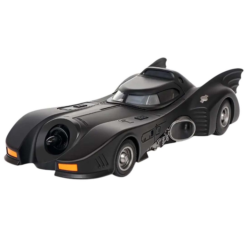 Batmobile Diecast Model Car 1:18 Scale   Pull-Back Alloy Collectible with LED Lights, Metal Body & Highly Detailed Design Toy Vehicle