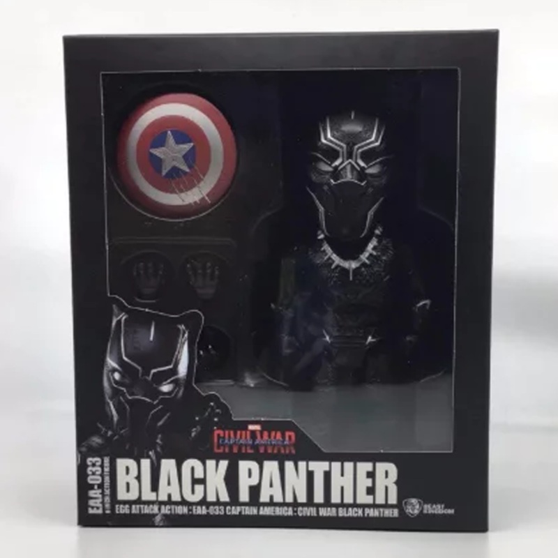 Black Panther Egg Attack Action EAA-033 Beast Kingdom Captain America: Civil War Action Figure