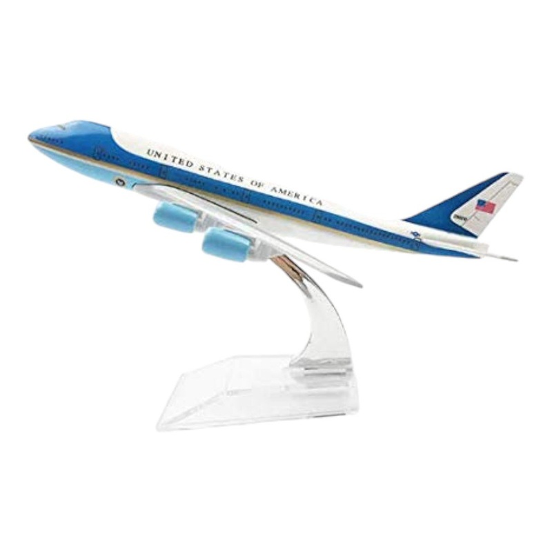 Collectible 1:400 Scale Aircraft Model Airplane   USA Air Force One B747 (16 cm)
