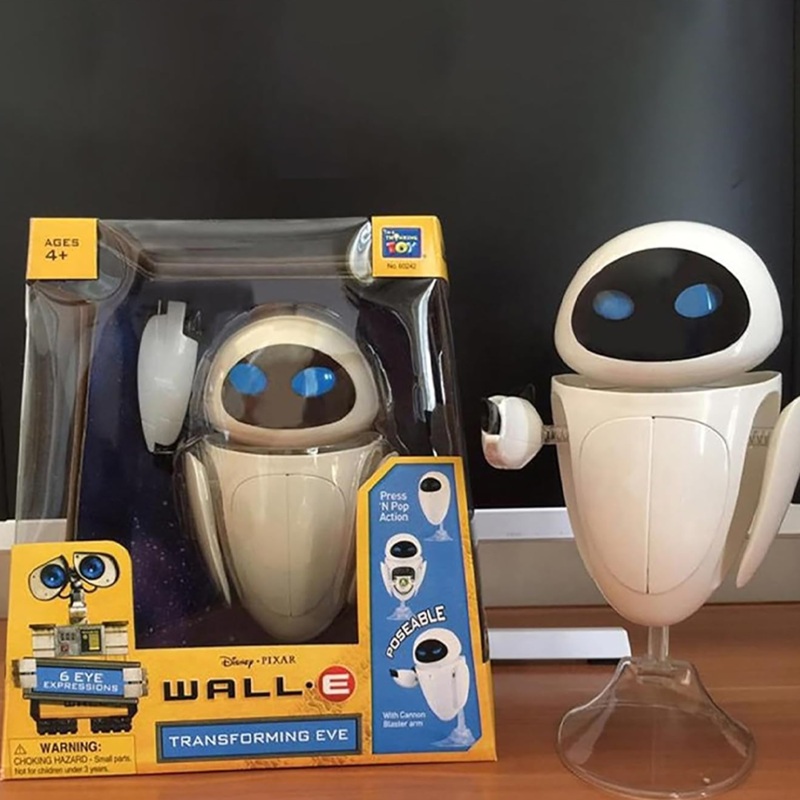 Disney Pixar Wall-e Thinkway Toys Transforming Eve Robot