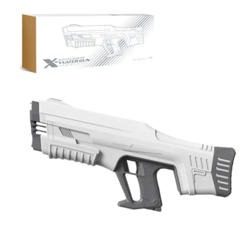Electric Water Gun: Automatic Water Absorptive Gun E10 MAX Large Water Volume Automated Precise High-End Premium Electric Water Gun (Electric Booster)