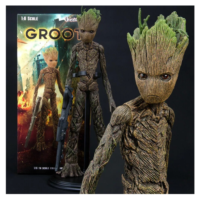 GROOT- 1/6th Scale Marvel Superhero Movie Inspired Figurines (30 cm) Age 14+