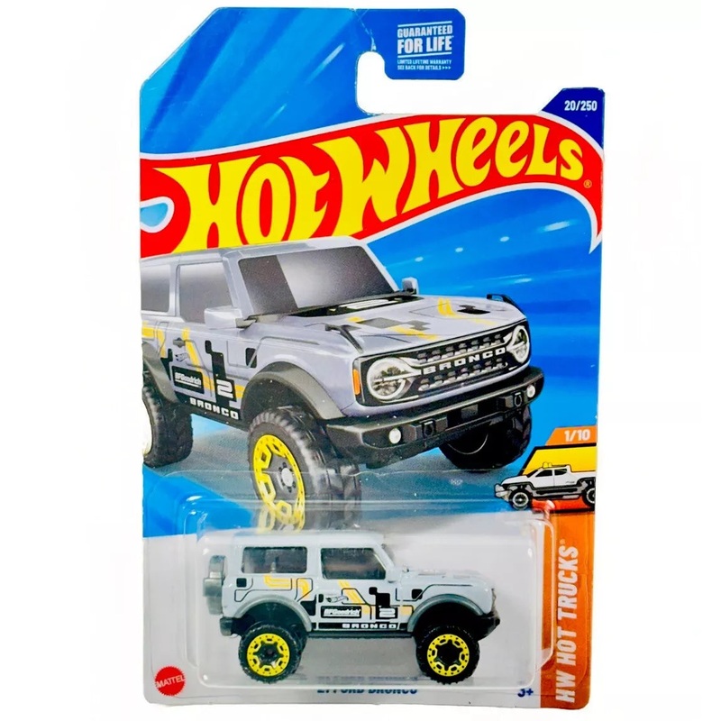 Hot Wheels Gray 21 Ford Bronco HW Hot Trucks