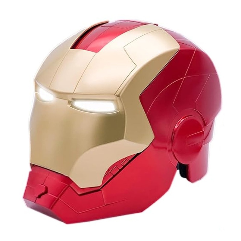Iron Man LED Helmet Mask  Light-Up Eyes, 22 Ultimate Role-Play Costume for Kids & Adults
