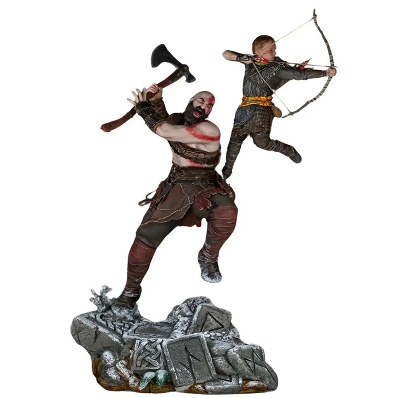 Iron Studios! Collectible Showpiece Statue Kratos and Atreus - God of War - BDS Art Scale 1/10