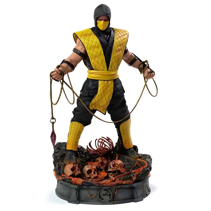 Iron Studios! Collectible Showpiece Statue Mortal Kombat Scorpion 1/10