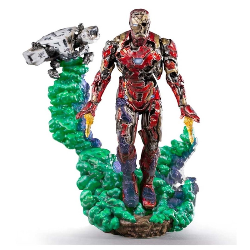Iron Studios Iron Man Illusion Deluxe Showpiece Statue  Spider-Man: Far From Home | 1/10 Art Scale Collectible Showpiece