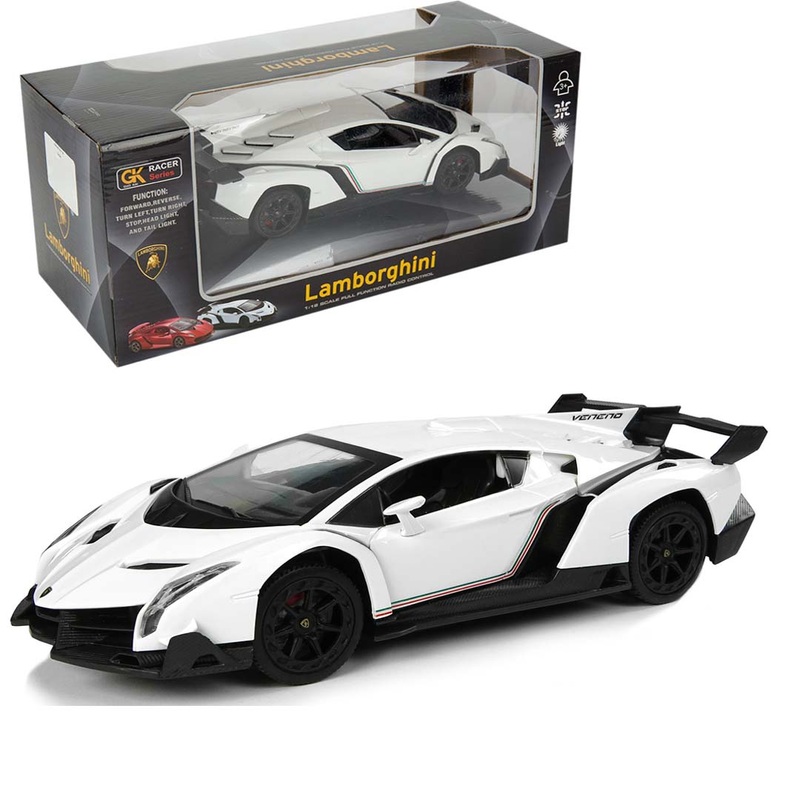 Lamborghini Veneno 1:18 R/C Supercar  High-Speed Remote Control, LED Lights & Rechargeable Power  Best Gift for Kids & Collectors!
