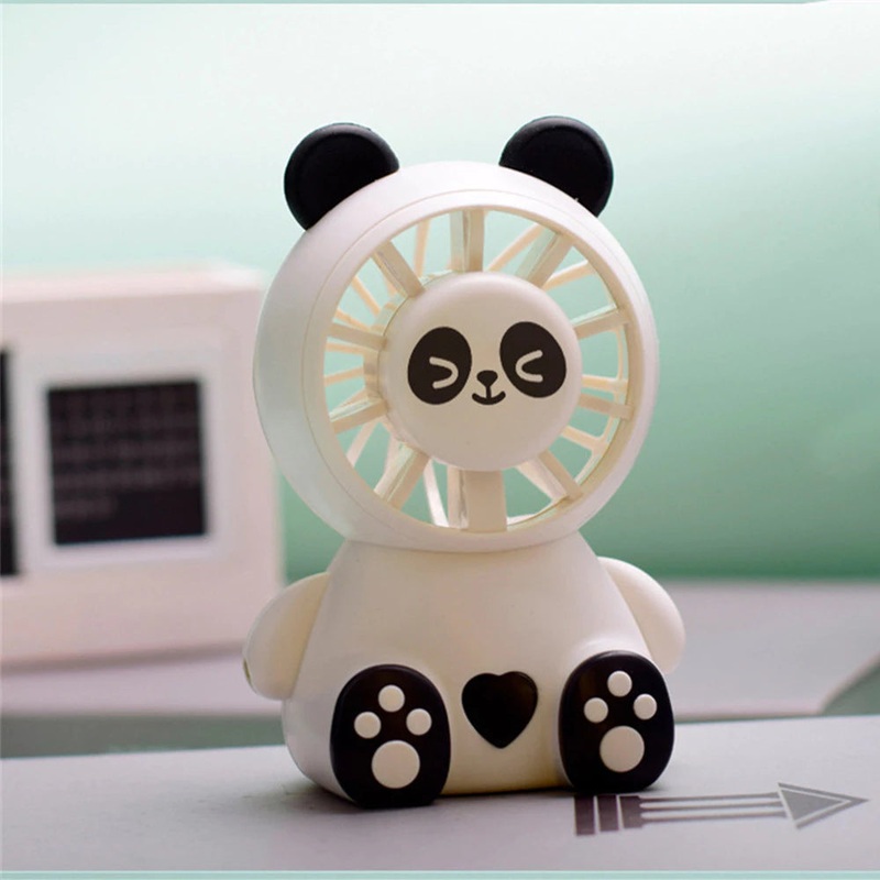 Panda Fan Style Usb Rechargeable Battery Operated Lightweight Mini Portable Fan