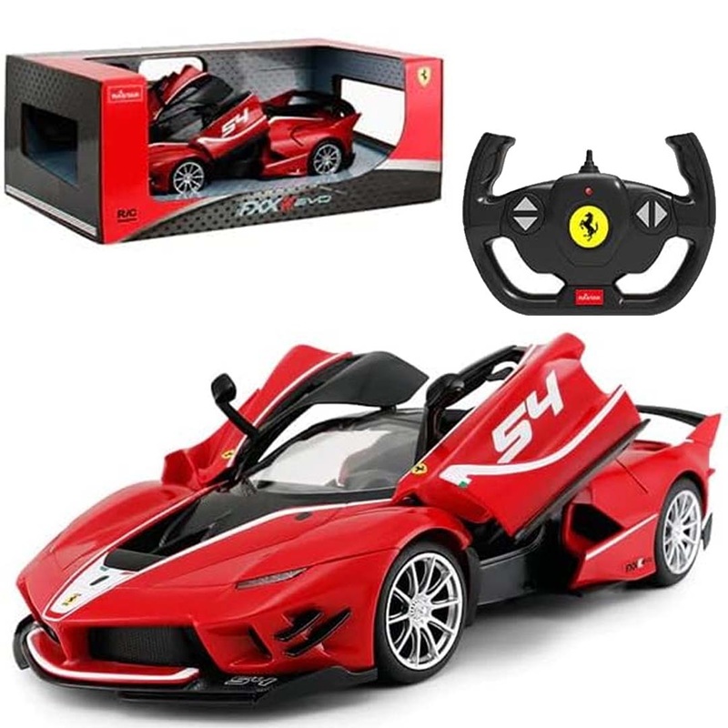 RASTAR 1:14 Scale Ferrari FXX-K Evo Remote Control Car  Officially Licensed RC Supercar with Full-Function Control, LED Lights & High-Speed Performance Racing (Electric Hobby Toy)