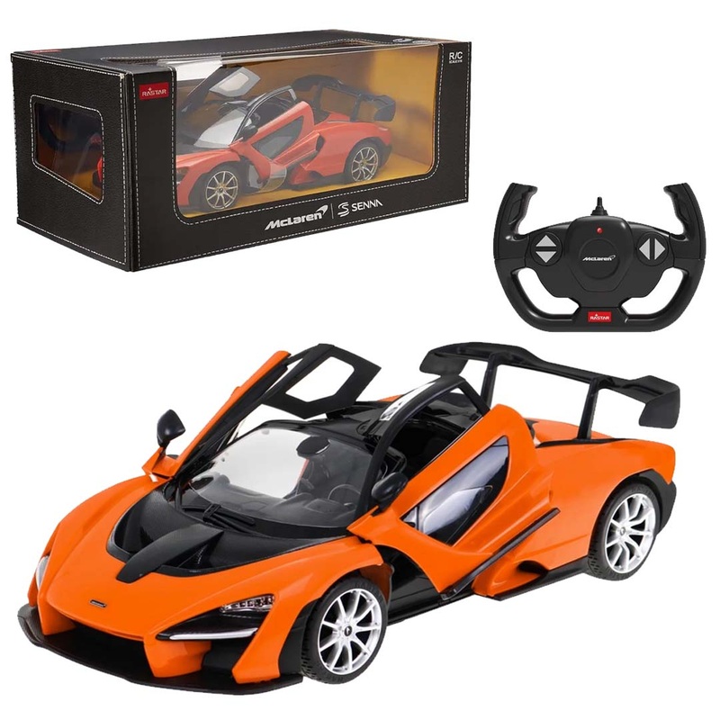 RASTAR 1:14 Scale McLaren Senna Remote Control Car  High-Performance McLaren RC Race Car with Functional Butterfly Doors, LED Lights & 2.4GHz Control