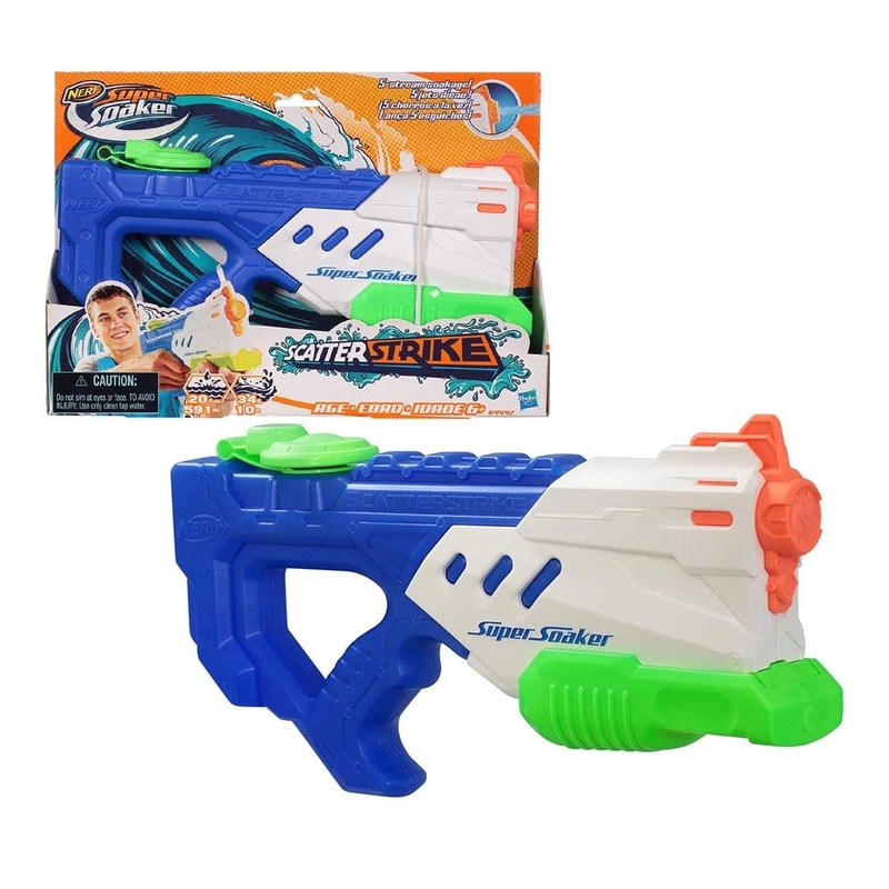 Scatter Strike Super-Sockker watergun ! High Long Distance Air Pressure Gun