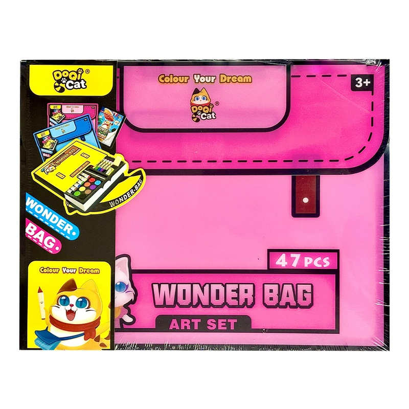 Wonder Bag Colour Your Dream Painting Set 47 pcs (Pink)