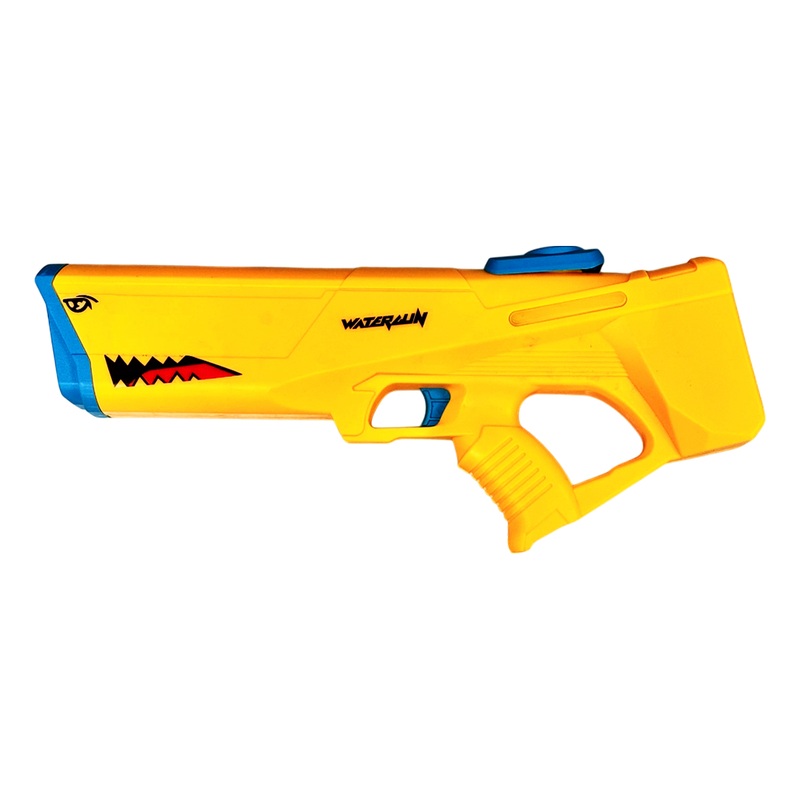Automatic Electric Water Gun, with Large Capacity, Holi Water Gun with Long Range Pistol for Children (Yellow)
