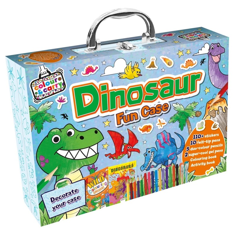Colour & Carry Dinosaur Fun Colouring Set