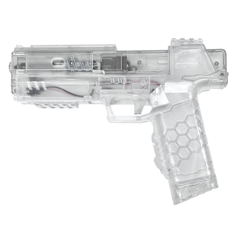 Electric Water Game, Automatic Water Gun,with Large Capacity, Holi Water Gun with Long Range Pistol for Children (Transparent)