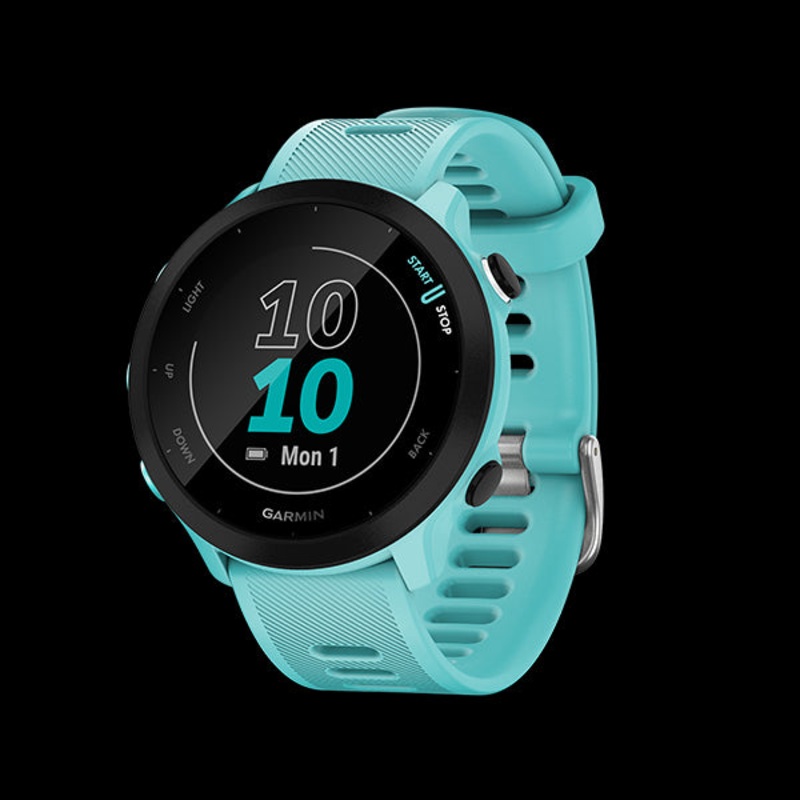 Garmin Forerunner 55 Aqua - GPS Running Smartwatch with Heart Rate & Fitness Tracking