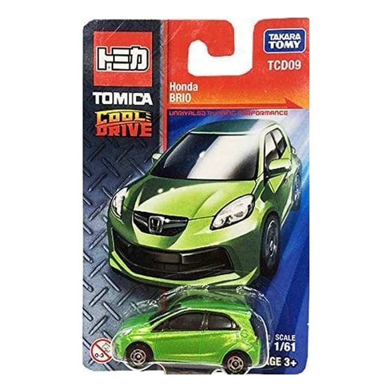 Honda Brio Tomica Cool Drive TAKARA TOMY Model Car 1/61 Scale (Green)