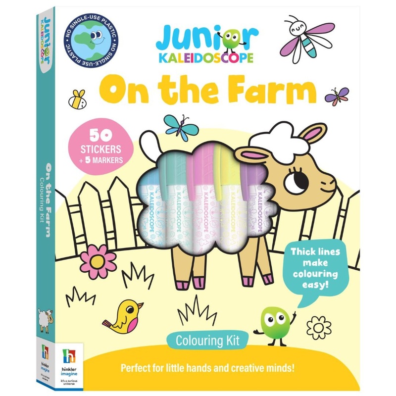 Junior Kaleidoscope Colouring Kit On The Farm
