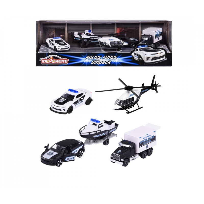 Majorette - Police Force 4 Pieces Giftpack