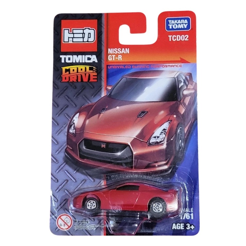 Nissan GT-R Tomica Cool Drive TAKARA TOMY Model Car 1/61 Scale