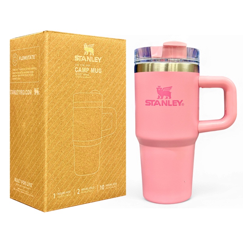 Stanley Quencher H2.0 The Stay Hot Tumbler 14 OZ | 360 ML (LPink)