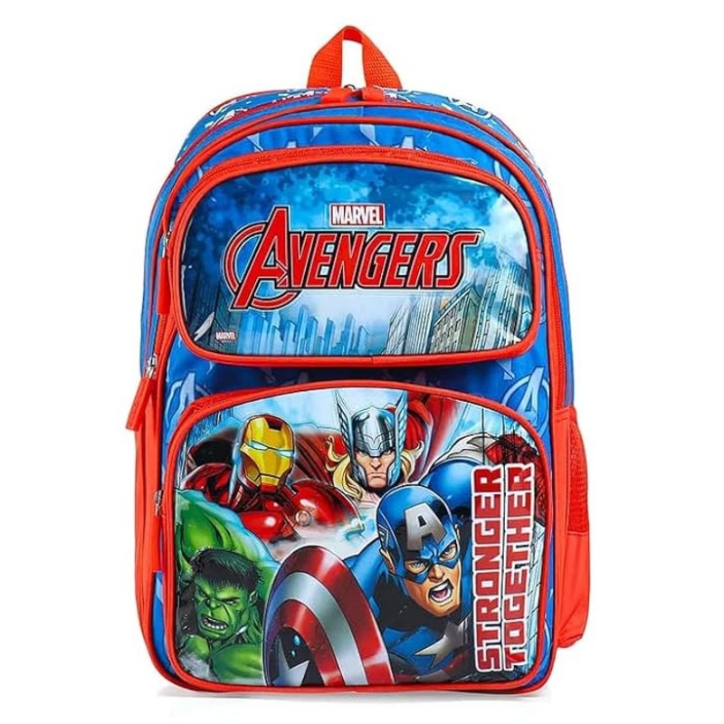 STRIDERS Avengers Power Pack 18Inch School Backpack Bold, Durable, and Ready for Action