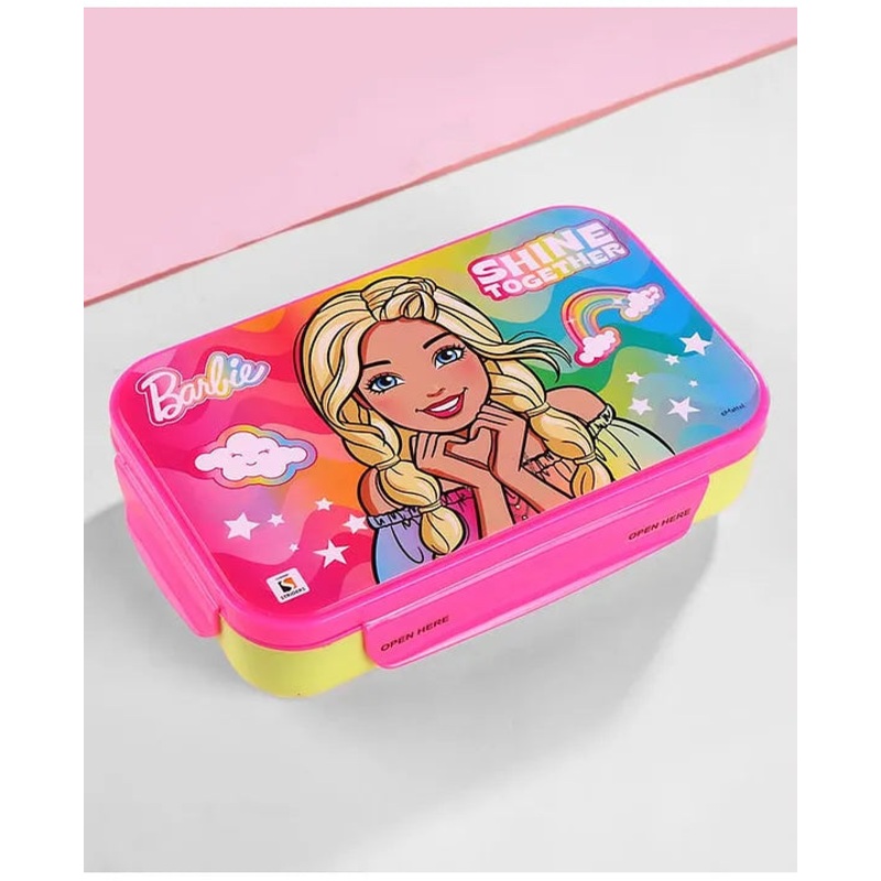 Striders Barbie Printed Lunch Box - 700Ml
