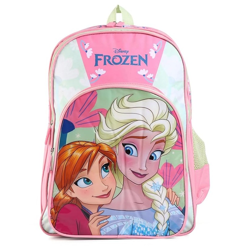 STRIDERS Frozen 18" School Bag Fun and Functional for Kids Featuring Elsa, Anna, and Snowflakes