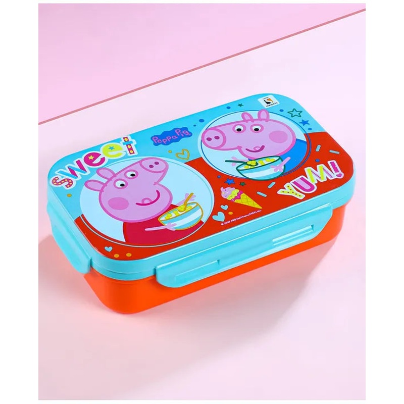 Striders Peppa Pig Sweet Yum Printed Lunch Box - 470Ml