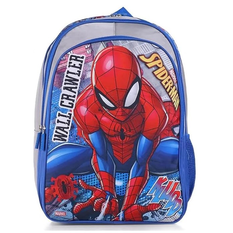 STRIDERS Spider-Man 16-Inch Heroic School Bag Ultimate Marvel Backpack for Kids