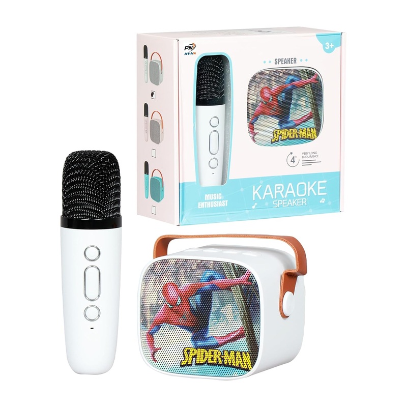 Wireless Mini Karaoke Speaker and Microphone Portable Home BT Party Speaker Mic