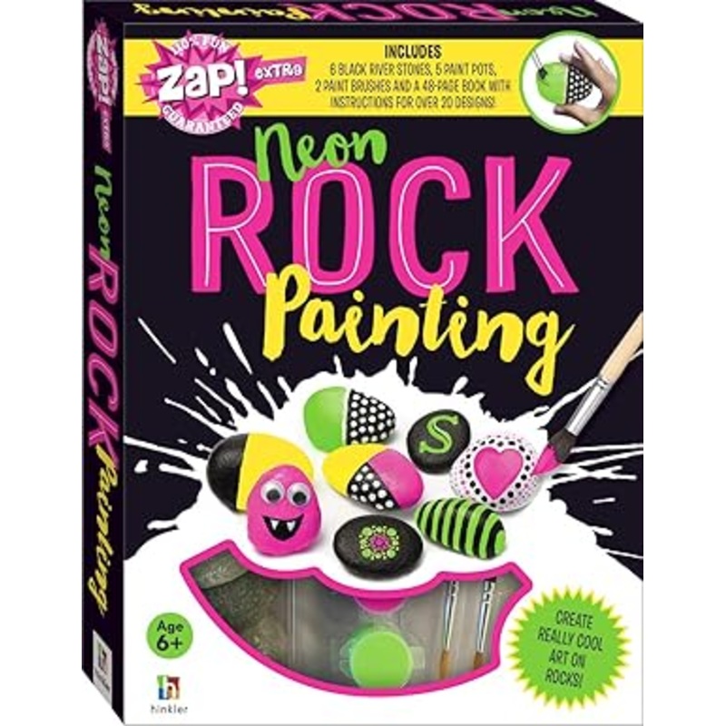 Zap! Extra Neon Rock Painting Set